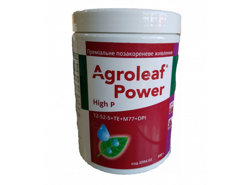 Удобрение Agroleaf Power 12-52-5 + МЕ, 0,8кг